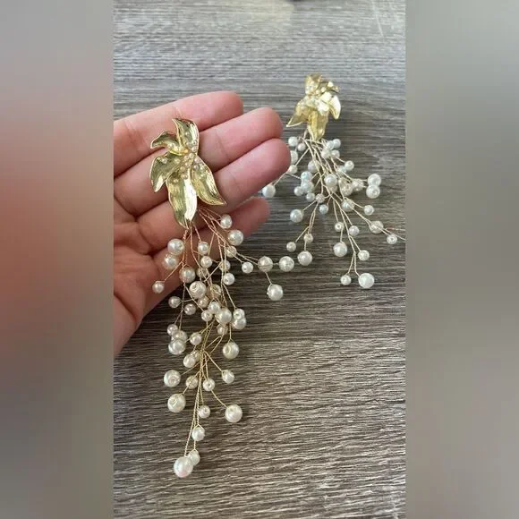 Zara statement earrings A110 - Picture 4 of 5